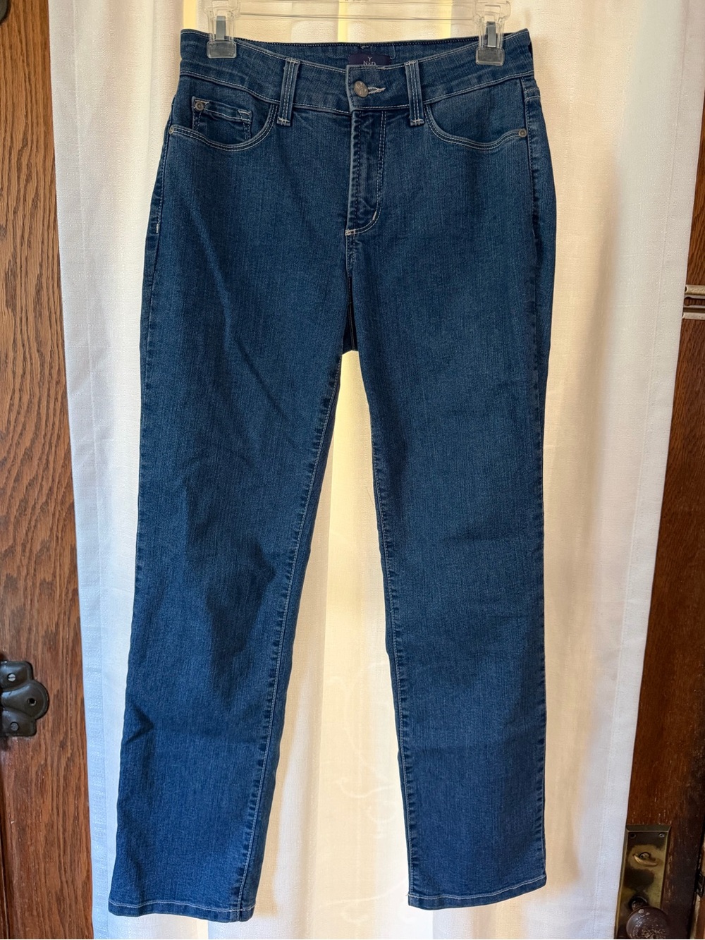 NYDJ |  Indigo Straight Leg Jeans | Size 2P